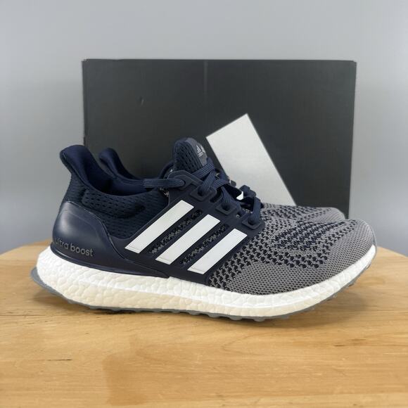 Mens 7 / Womens 8 - Adidas UltraBoost 1.0 Shoes Legend Ink Cloud White Grey NEW - Picture 1 of 8